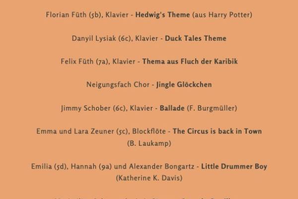 Programm 2022 - Advent in Concert 2