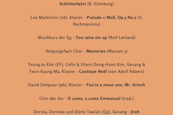 Programm 2022 - Advent in Concert 3